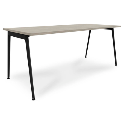 Artikelbild für Quadrifoglio X3 Schreibtisch beton rechteckig, 4-Fuß-Gestell grau 180,0 x 80,0 cm, Artikelnummer 592333