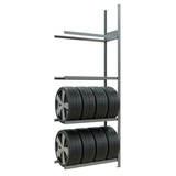 Artikelbild 1 für SCHULTE Anbauregal 20985 silber 100,0 x 40,0 x 275,0 cm, Artikelnummer 161129