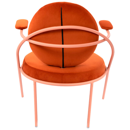 Artikelbild 5 für meet powered by PAPERFLOW Sessel SATURNE rost rosa Stoff 70,0 x 73,0 x 88,0 cm, 2 St., Artikelnummer 231049