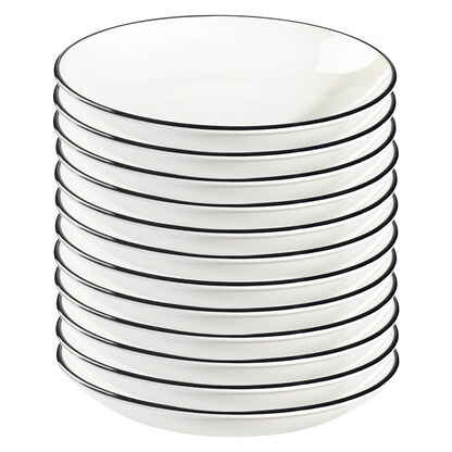 Artikelbild für ID Fine Teller Modest Black Valle weiß Ø 25,0 cm, 12 St., Artikelnummer 634077