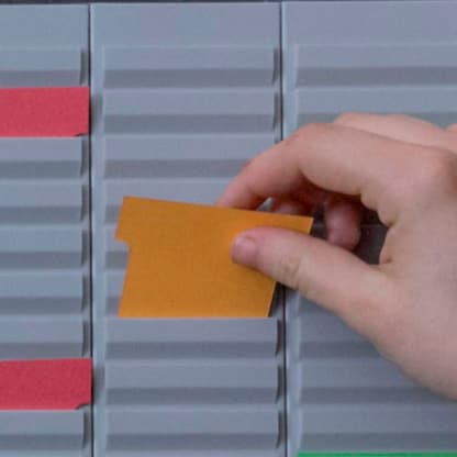 Artikelbild 2 für FRANKEN TK101 Größe 1 T-Steckkarten rot, 100 St., Artikelnummer 670996