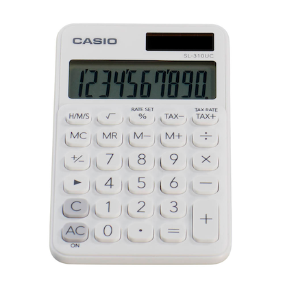 Artikelbild 4 für CASIO SL-310UC Taschenrechner weiß, Artikelnummer 445849