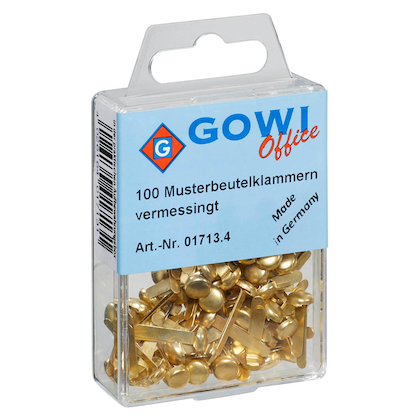 Artikelbild 4 für Gowi Musterbeutelklammern Rundkopf, 100 St., Artikelnummer 475386