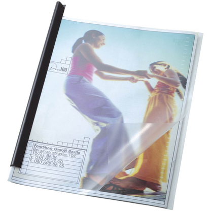 Artikelbild für DURABLE Klemmschienen blau DIN A4 30 Blatt, 100 St., Artikelnummer 652204