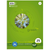 Artikelbild 1 für Ursus Collegeblock green Lineatur 25 liniert DIN A4 Außenrand, 1 Block, Artikelnummer 242567