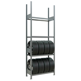 Artikelbild 1 für SCHULTE Reifenregal 20984 silber 100,0 x 40,0 x 275,0 cm, Artikelnummer 161402