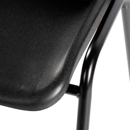 Artikelbild 5 für LÜLLMANN Stapelstuhl Basic 230050 schwarz Kunststoff, 1 St., Artikelnummer 790849