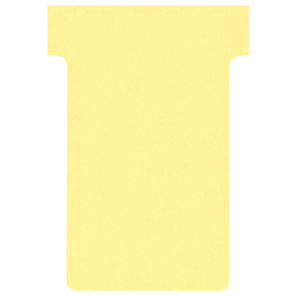Artikelbild für FRANKEN TK104 Größe 1 T-Steckkarten gelb, 100 St., Artikelnummer 670667