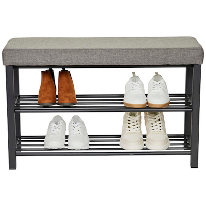 Artikelbild für LOVE !T STORE !T Schuhregal LOFT schwarz, grau 80,0 x 31,5 x 50,0 cm, 1 St., Artikelnummer 740839