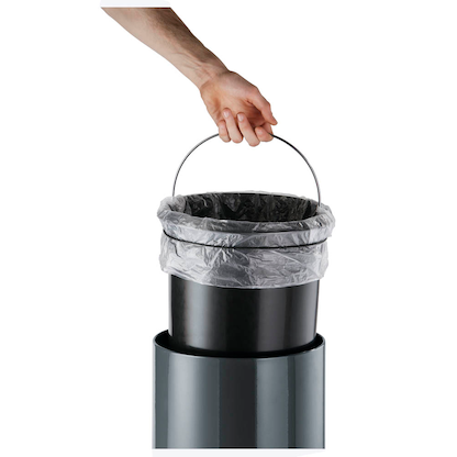 Artikelbild 3 für DURABLE Slow Motion Kosmetikeimer 5,0 l anthrazit, 1 St., Artikelnummer 229524