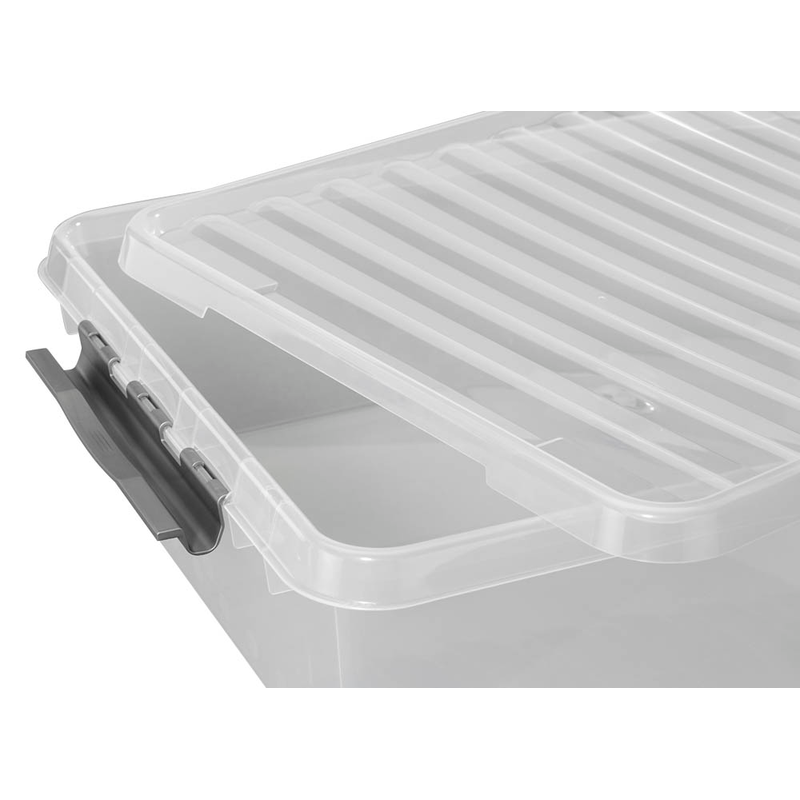 sunware Aufbewahrungsbox 60,0 l transparent, metall 50,0 x 80,0 x 20,0 cm, 1 St. ++ büroplus