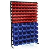 Artikelbild 1 für ADB Kleinteileregal 85250 anthrazit 111,4 x 35,0 x 165,0 cm, Artikelnummer 675049