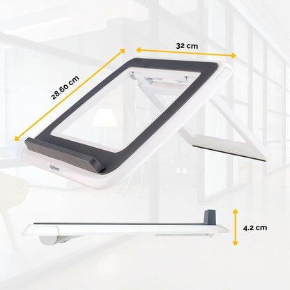 Artikelbild 8 für Fellowes Laptop-Ständer I-Spire Klappbar weiß, Artikelnummer 203087