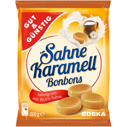 Artikelbild für GUT&GÜNSTIG Karamell Bonbons 40 St./ 200,0 g, Artikelnummer 989727