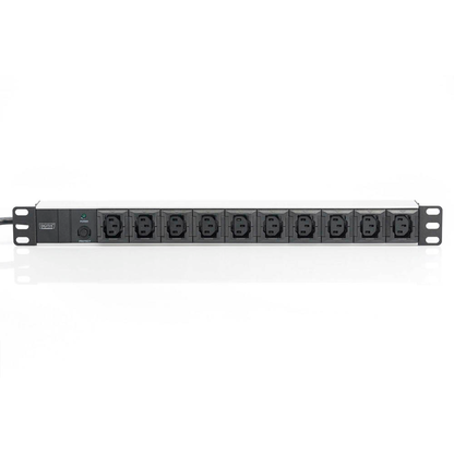 Artikelbild 3 für DIGITUS DN-95404 10-fach Steckdosenleiste für Serverschrank 2,0 m schwarz, Artikelnummer 381198