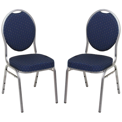 Artikelbild für Garden Pleasure Konferenzstühle BANKETT 304776-2 blau Kunststoff, 2 St., Artikelnummer 543613