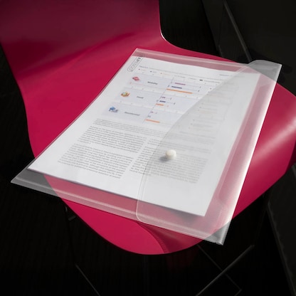 Artikelbild 4 für RAPESCO® Dokumententaschen ECO GRS DIN A3 transparent klar, 10 St., Artikelnummer 710556