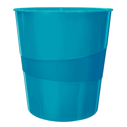 Artikelbild 2 für LEITZ WOW Duo Colour Papierkorb 15,0 l blau, 1 St., Artikelnummer 313623