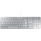 Artikelbild 1 für CHERRY KC 6000 SLIM for MAC Tastatur kabelgebunden silber, Artikelnummer 802189