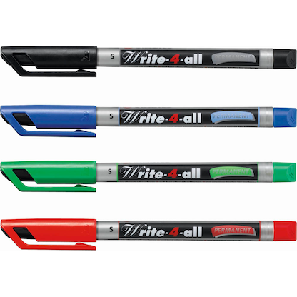 Artikelbild 7 für STABILO Write-4-all Permanentmarker farbsortiert 0,4 mm, 4 St., Artikelnummer 973920