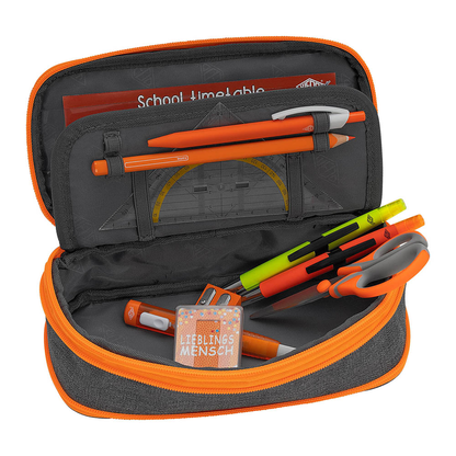Artikelbild 3 für WEDO Schlampermäppchen NEON Stretch neonorange/grau, 23,0 x 12,0 cm, Artikelnummer 206381