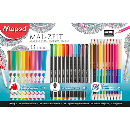 Artikelbild für maped Mal-Zeit Malset farbsortiert, 1 Set, Artikelnummer 355608
