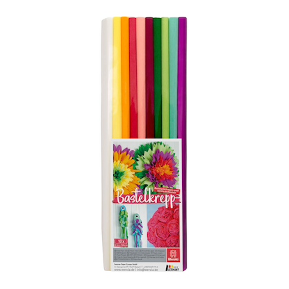 Artikelbild für Werola Krepppapier Trend farbsortiert 31 g/qm 10 Rollen, Artikelnummer 457376