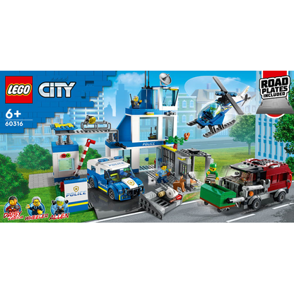 Artikelbild 2 für LEGO® City 60316 Polizeistation Bausatz, Artikelnummer 716734