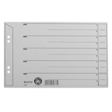 Artikelbild 1 für LEITZ Trennblätter 1656 DIN A5 quer 1-0 grau, 200 g/qm, 100 St., Artikelnummer 781047