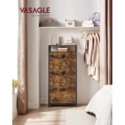 Artikelbild 9 für VASAGLE Schuhschrank, LBS101B01 braun 1 Fachboden 60,0 x 30,0 x 130,0 cm, Artikelnummer 289377