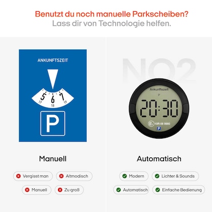 Artikelbild 10 für OOONO Parkscheibe P-Disc No.2 dark, Artikelnummer 498489