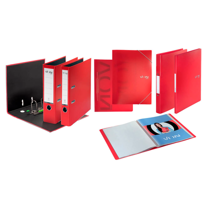 Artikelbild 2 für VON LEITZ Schnellhefter Kunststoff farbsortiert DIN A4, 5 St., Artikelnummer 635468