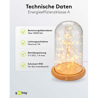 Artikelbild 9 für goobay LED Dekoleuchte transparent, 1 St., Artikelnummer 725311