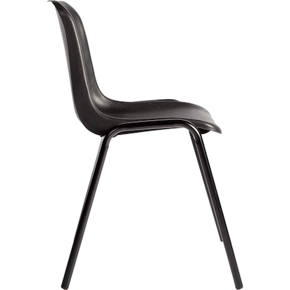 Artikelbild 4 für LÜLLMANN Stapelstuhl Basic 230050 schwarz Kunststoff, 1 St., Artikelnummer 790849