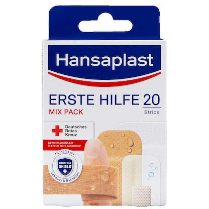 Artikelbild 2 für Hansaplast Pflaster ERSTE HILFE MIX 2049762 beige, weiß, 20 St., Artikelnummer 148716