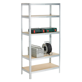 Artikelbild 1 für SZ Metall Schwerlastregal 24180-I(LV) silber 90,0 x 45,0 x 180,0 cm, Artikelnummer 830604