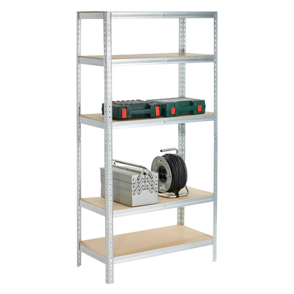 Artikelbild für SZ Metall Schwerlastregal 24180-I(LV) silber 90,0 x 45,0 x 180,0 cm, Artikelnummer 830604