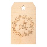 Artikelbild 1 für Rayher Geschenkanhänger natur Holz 