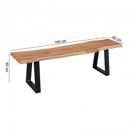 Artikelbild 2 für WOHNLING Sitzbank WL1.825 akazie Holz 160,0 cm, Artikelnummer 544682