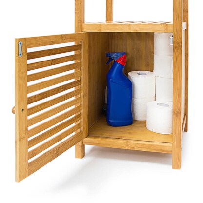 Artikelbild 5 für relaxdays Badregal braun 36,5 x 33,0 x 140,0 cm, Artikelnummer 448684