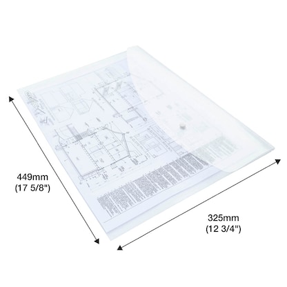 Artikelbild 3 für RAPESCO® Dokumententaschen ECO GRS DIN A3 transparent klar, 10 St., Artikelnummer 710556