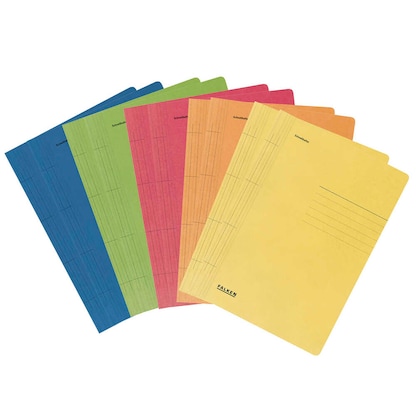 Artikelbild 3 für FALKEN Schnellhefter Karton farbsortiert DIN A4, 10 St., Artikelnummer 765049