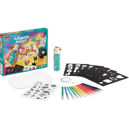 Artikelbild für Maped® Creativ Airbrushset für Kinder AIRBRUSH MAKER farbsortiert, Artikelnummer 797967