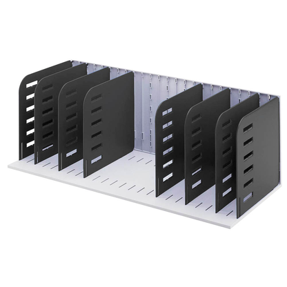 Artikelbild 3 für styro Sortierstation styrorac grau/schwarz mit 7 Fächern, Artikelnummer 370229