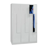 Artikelbild 1 für Gürkan Z-Spind lichtgrau 106583, 6 Schließfächer 120,0 x 50,0 x 180,0 cm, Artikelnummer 286484