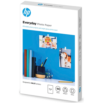 Artikelbild 2 für HP Fotopapier CR757A 10,0 x 15,0 cm glänzend 200 g/qm 100 Blatt, Artikelnummer 791251