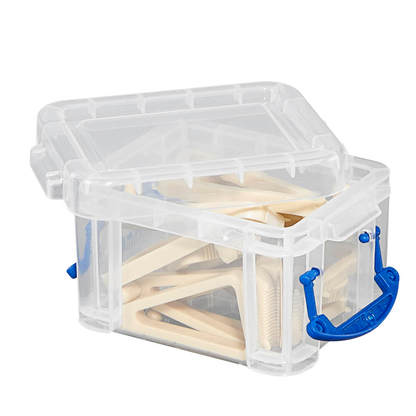 Artikelbild 6 für Really Useful Box Aufbewahrungsbox 0,14 l transparent 9,0 x 6,5 x 5,5 cm, 1 St., Artikelnummer 327813