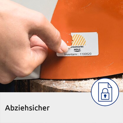 Artikelbild 8 für AVERY Zweckform abziehsichere Folienetiketten L6146-20 weiß 63,5 x 33,9 mm, 20 Blatt, Artikelnummer 896936