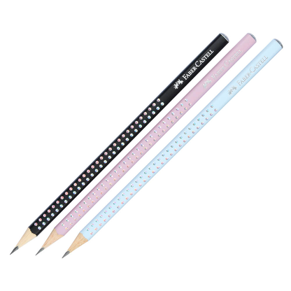 Artikelbild für FABER-CASTELL Sparkle New Harmony Bleistifte B rose shadows, sky blue, schwarz, 3 St., Artikelnummer 278166