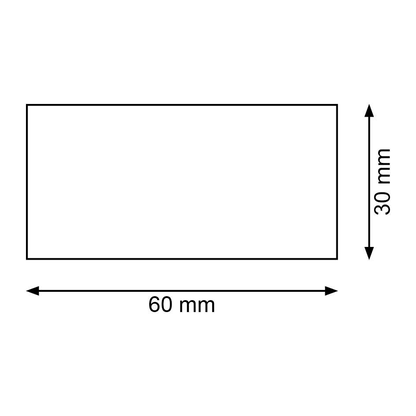 Artikelbild 2 für EICHNER Magnetschilder weiß 3,0 x 6,0 cm, 300 St., Artikelnummer 702619